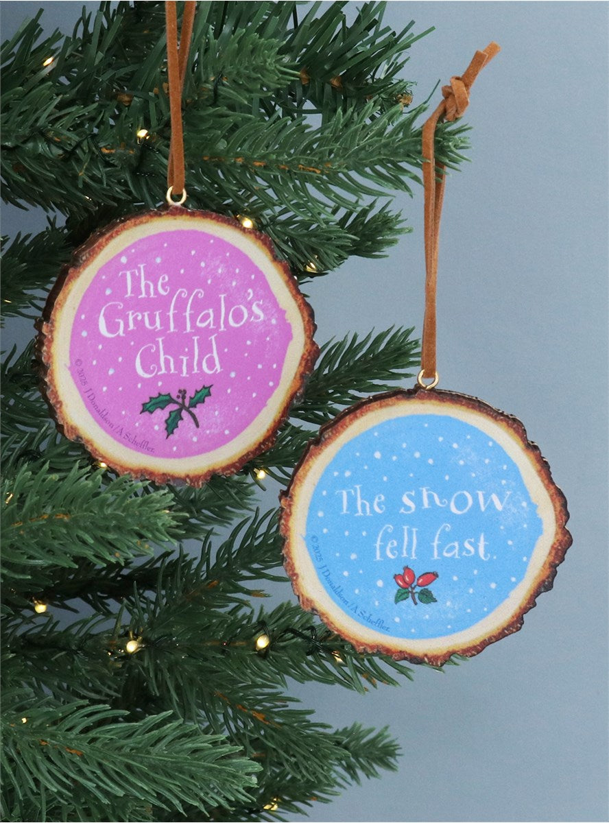 Gruffalos Child Wood Log Decoration