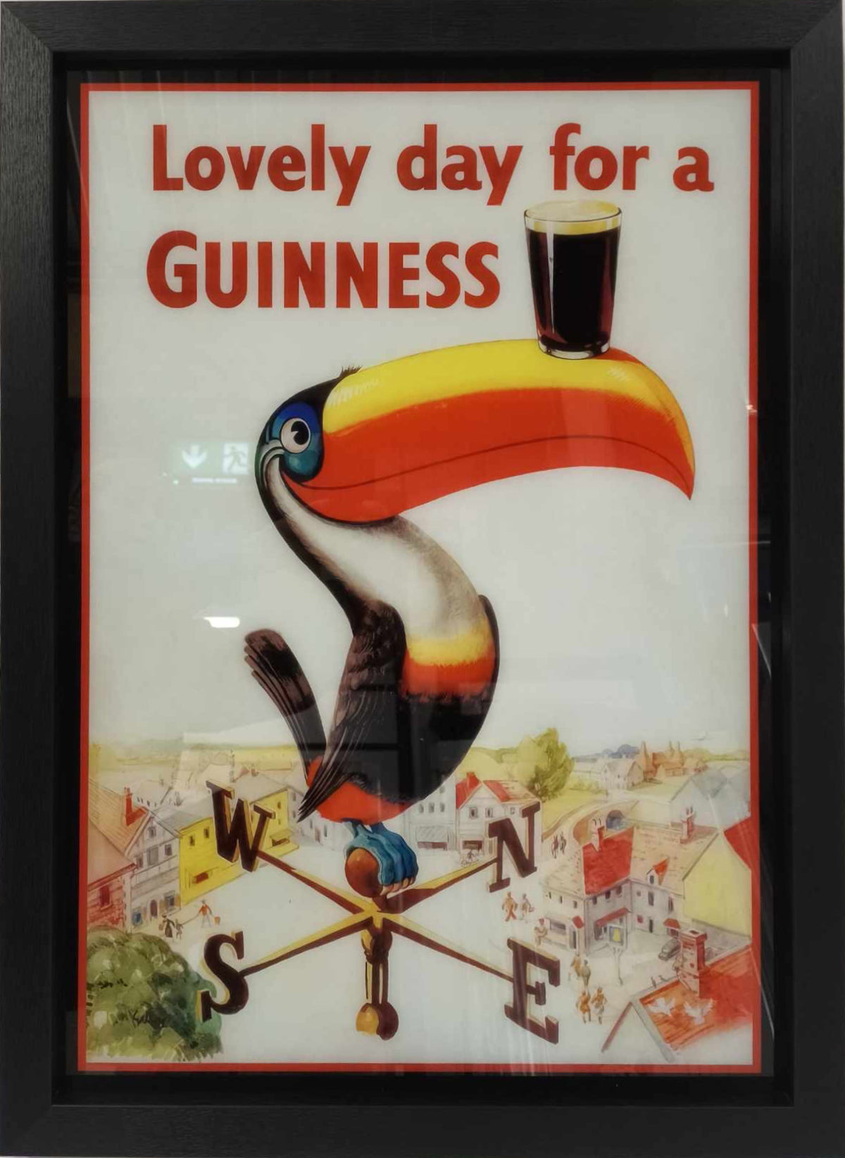 Lovely Day For A Guinness Framed Print 80cm x 60cm