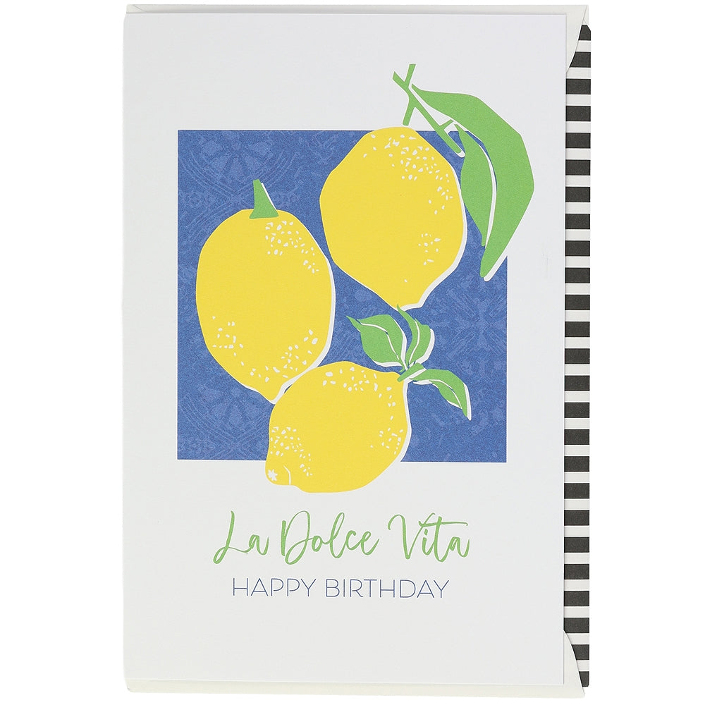 Birthday Card “La Dolce Vita” | Lemon Design
