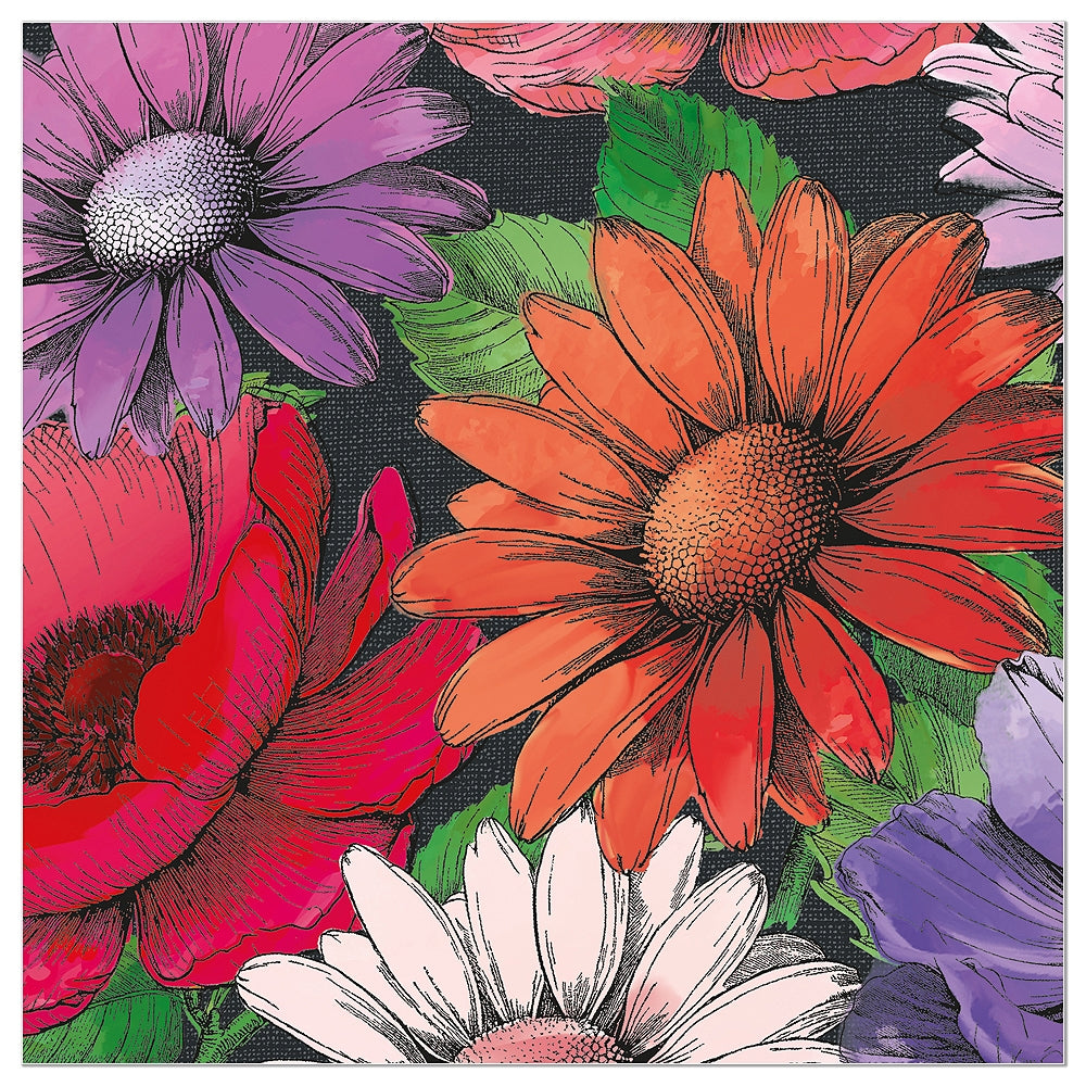 Napkin| Blooming Beauty in Bold Colours