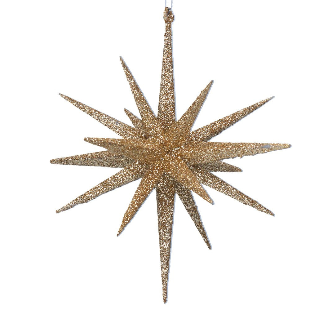 Gold Sparkling Bethlehem Star Dec