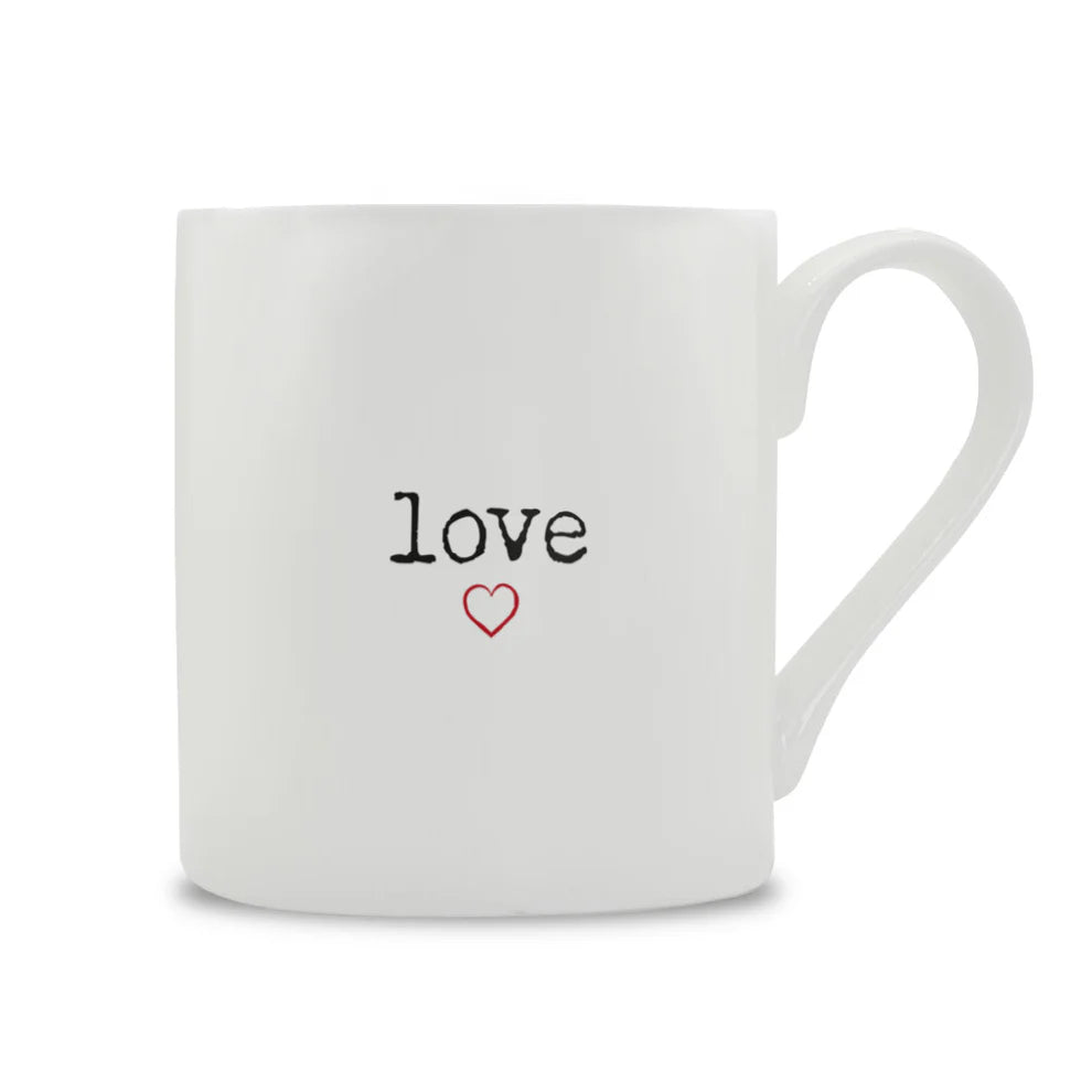 Love | Bone China Mug