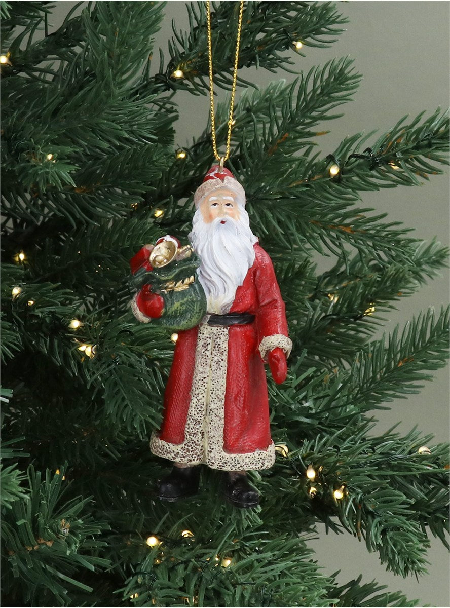 Nostalgia Santa with Gifts | Resin Decoration