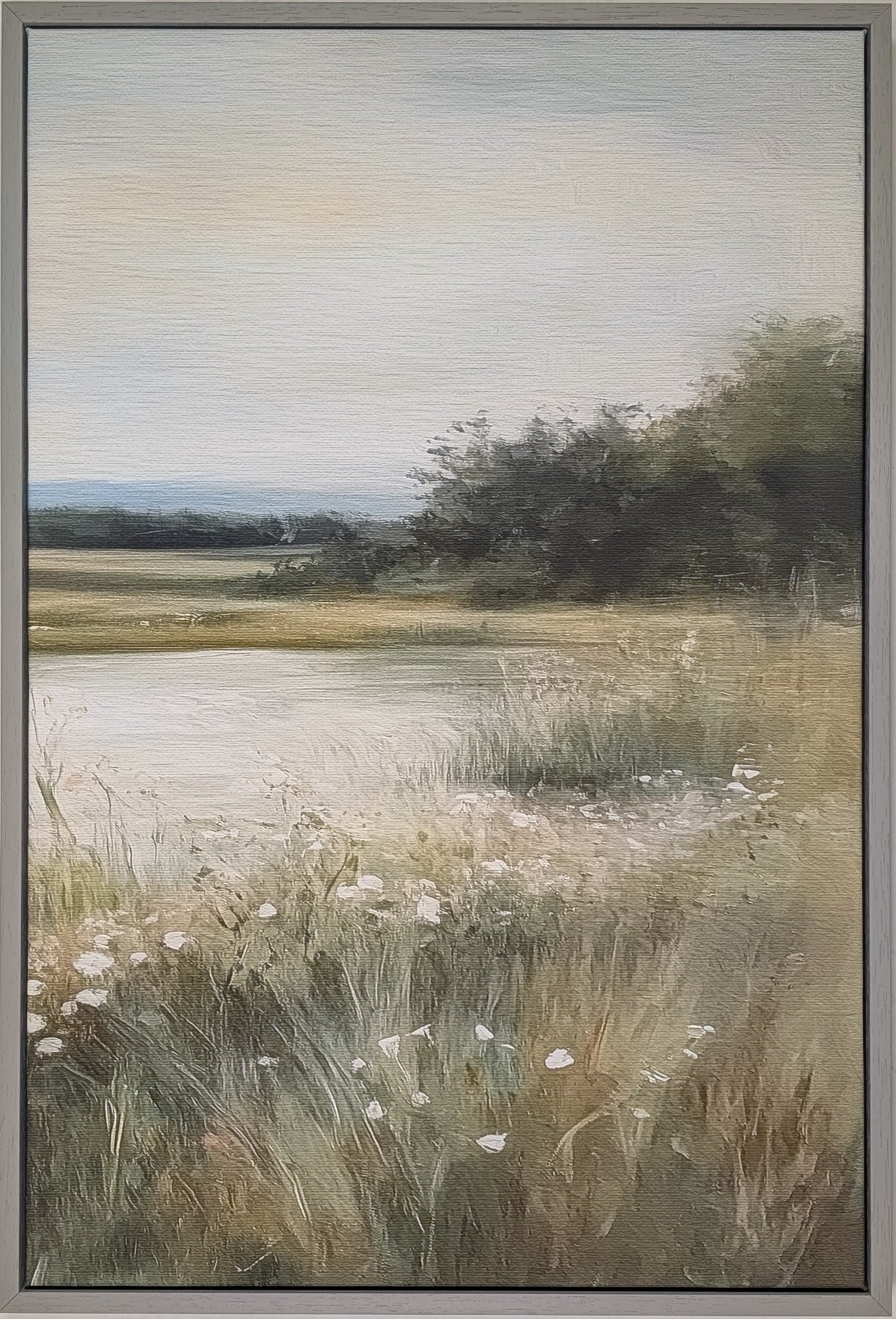 Neutral Wildflower Field Wall Art | Set Of 3