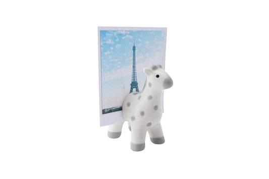 Send with Love | Ceramic Giraffe Photo Holder in Gift Box