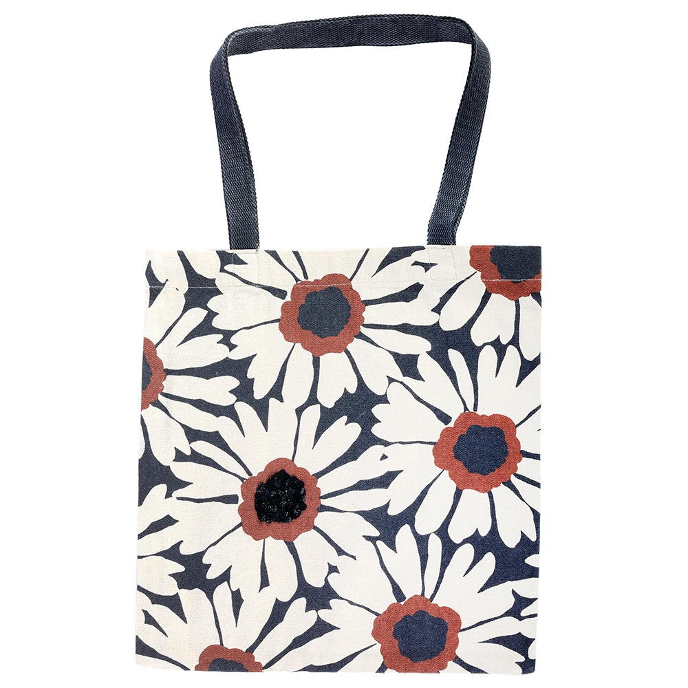 Cotton Shopper Bag Daisy Love in Cream