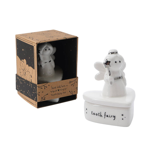 Send With Love Ceramic Tooth Fairy Pot