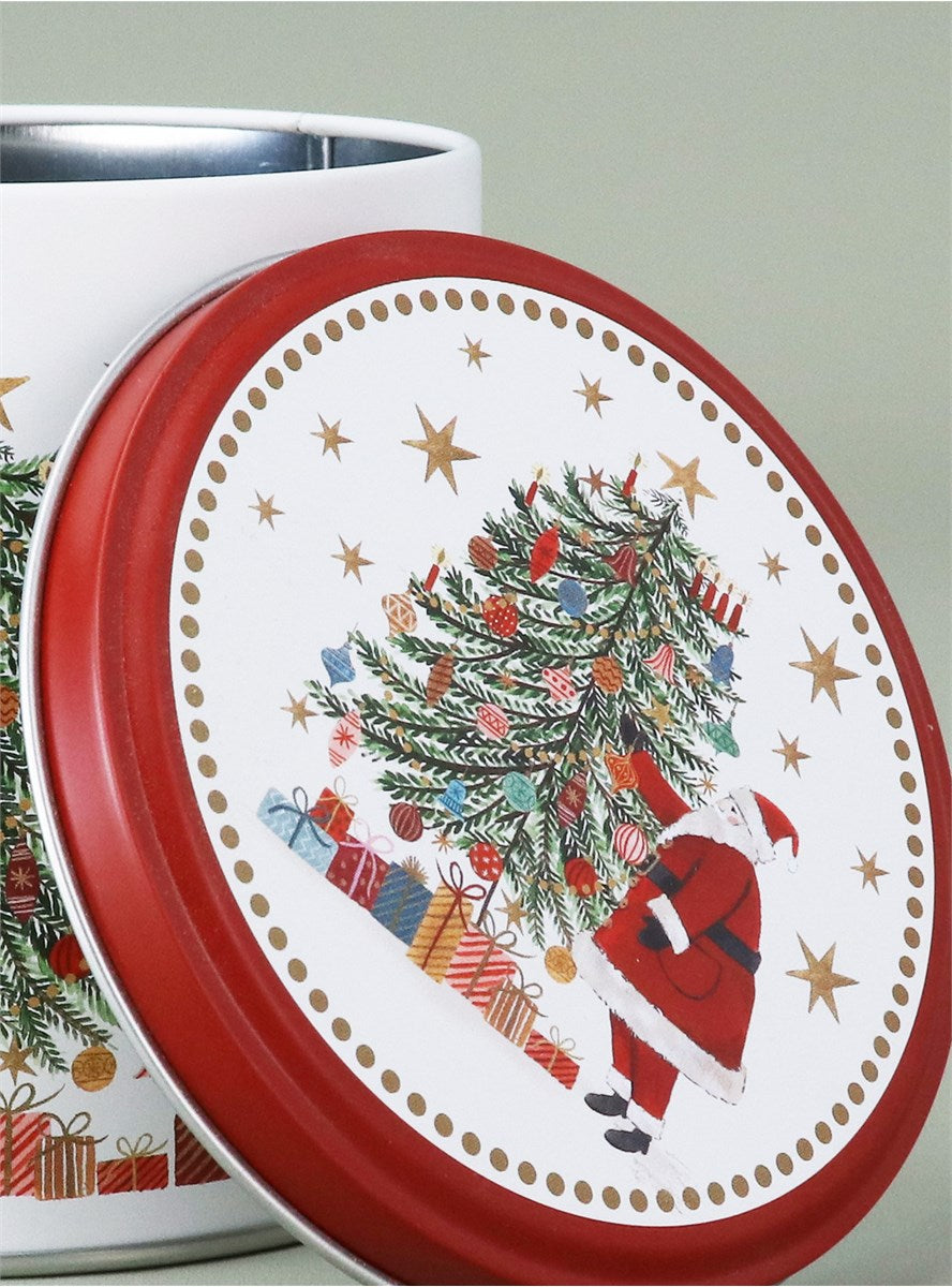 Nostalgia Santa/Tree Choc Tin