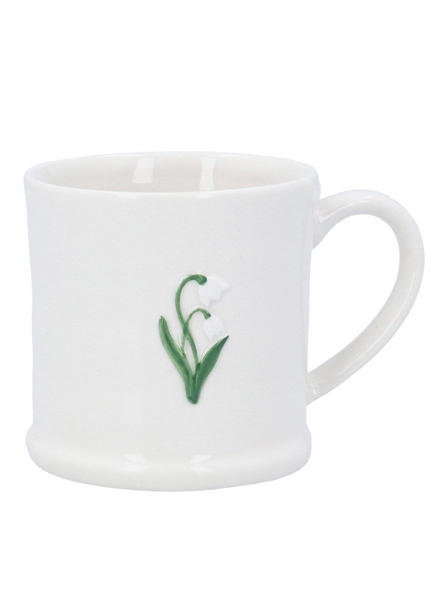 Snowdrops Stoneware Mini Mug