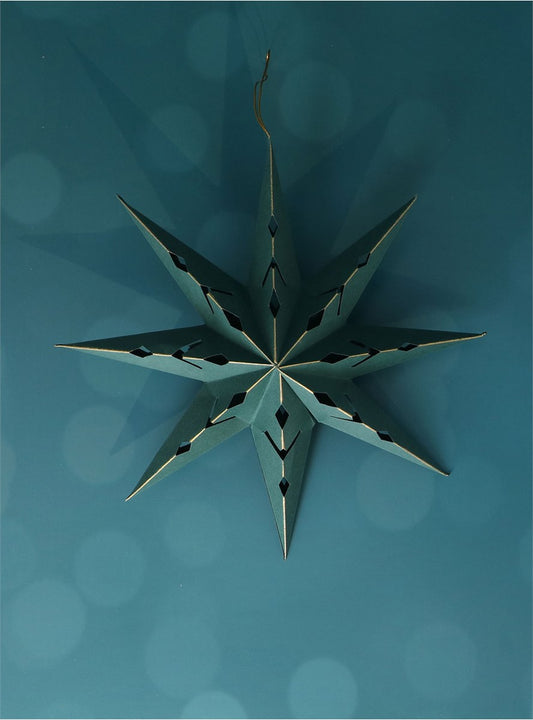 Paper Decoration | Green Bethlehem Star