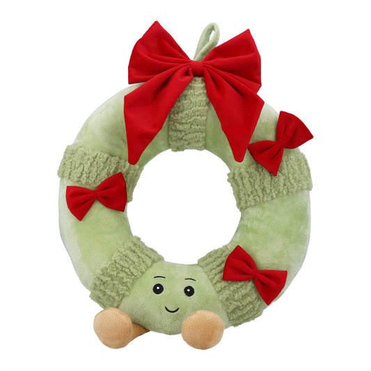 Doorstop or Shelf Sitter | Happy Wreath
