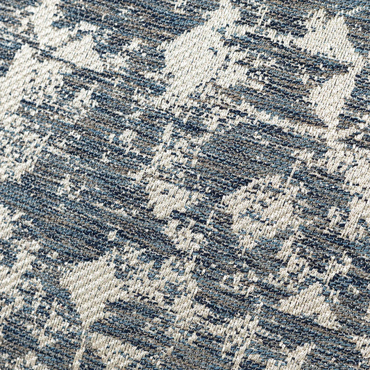 Scatter Box | Joni Cushion Blue & Silver | 43 x 43cm