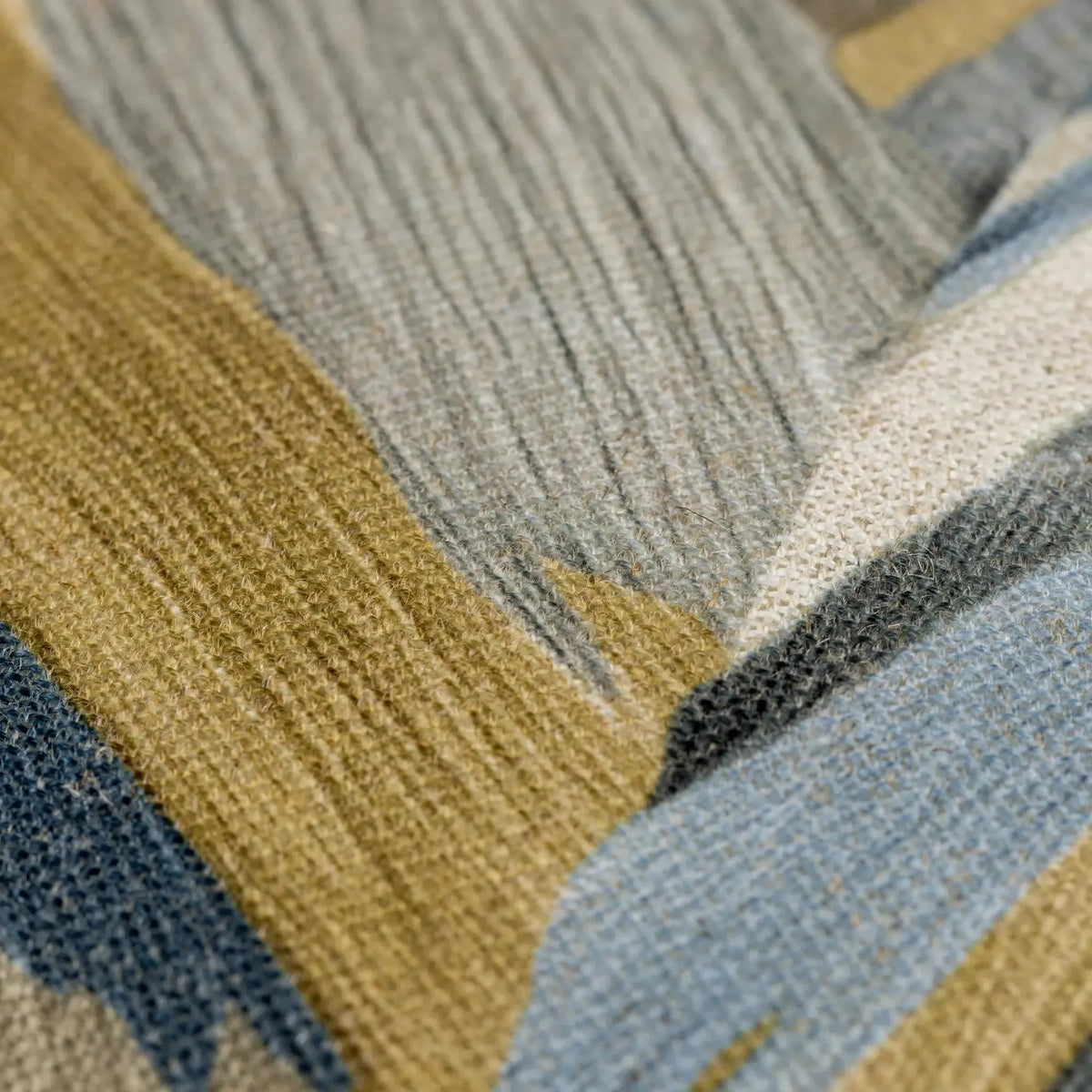 Scatter Box | Elin Cushion | Natural & Blue | 58 x 58cm