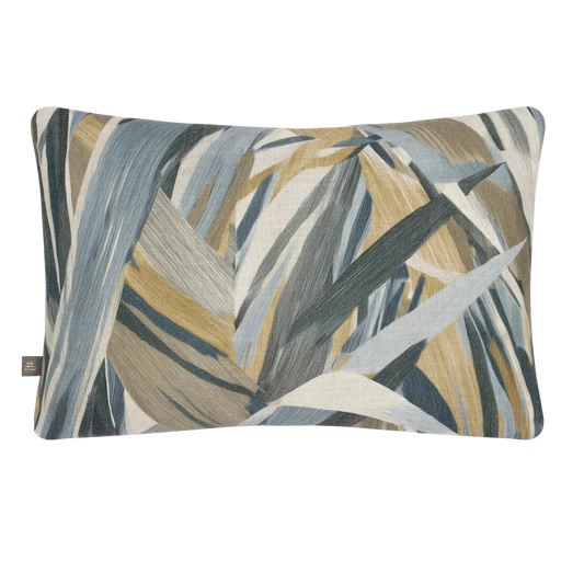 Scatter Box Elin Cushion | Natural & Blue | 40 x 60cm