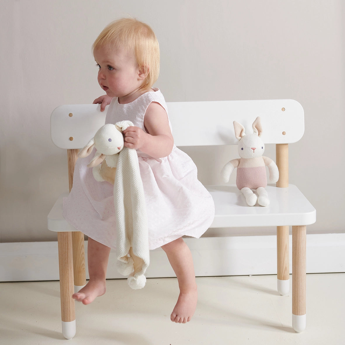Baby Threads | Cream Bunny Comforter 25cm