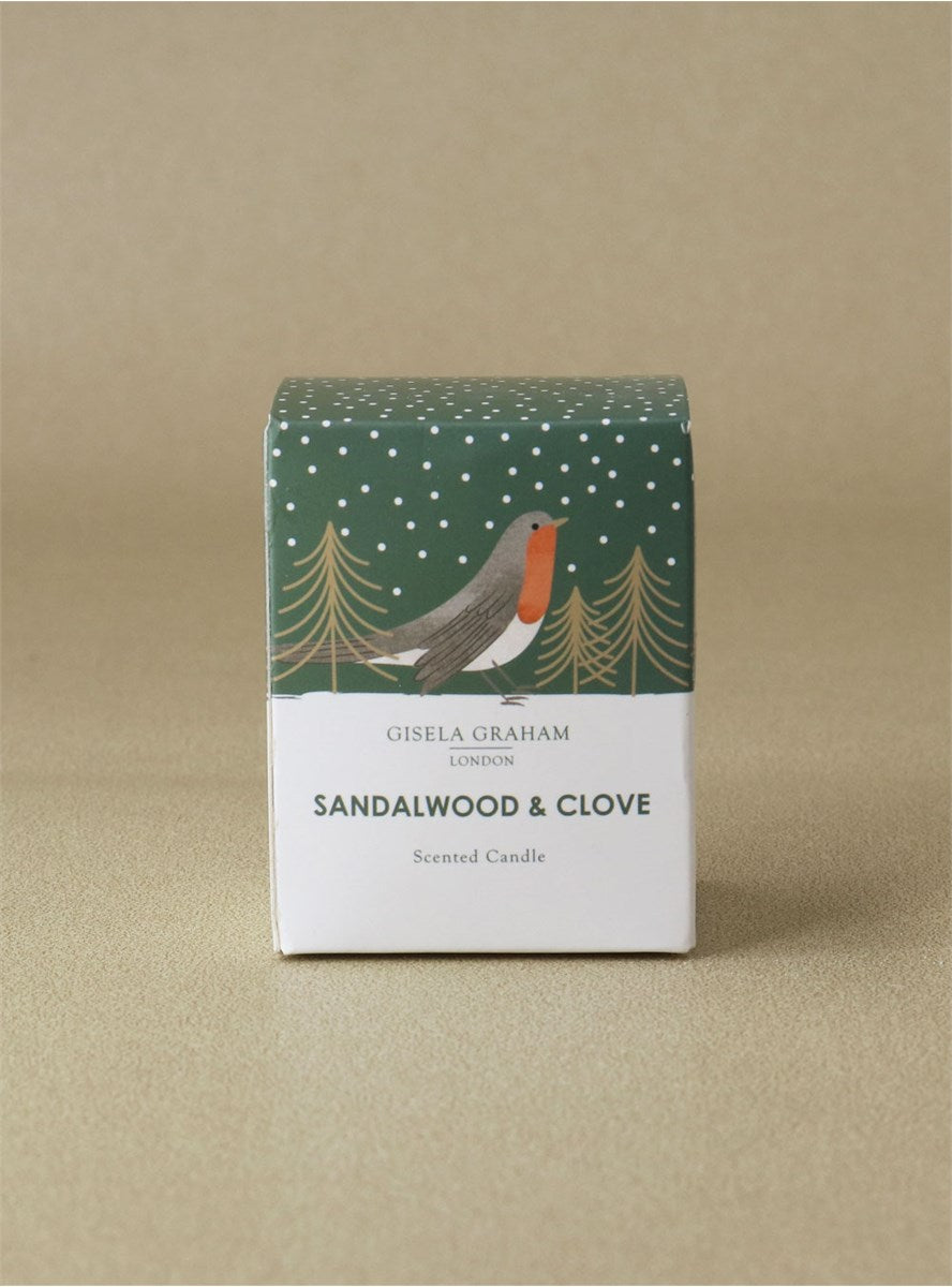 Robin Green Glass Scented Mini Boxed Candle