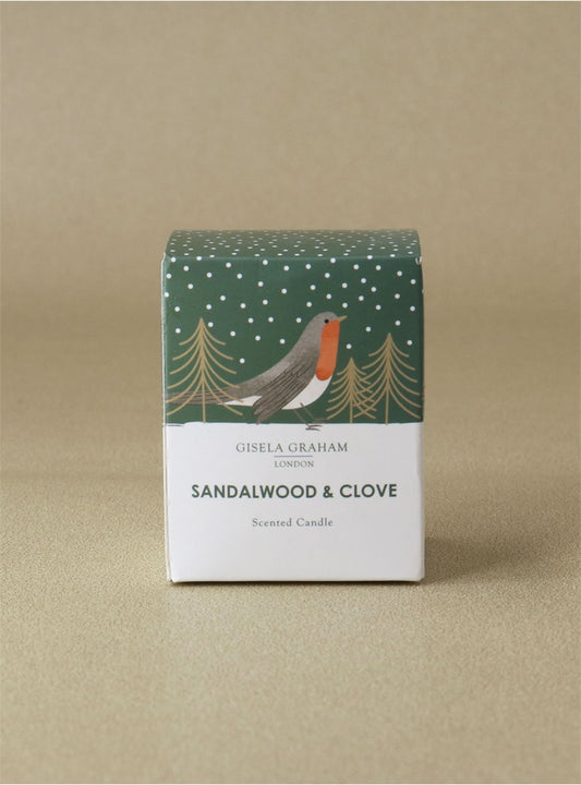 Robin Green Glass Scented Mini Boxed Candle