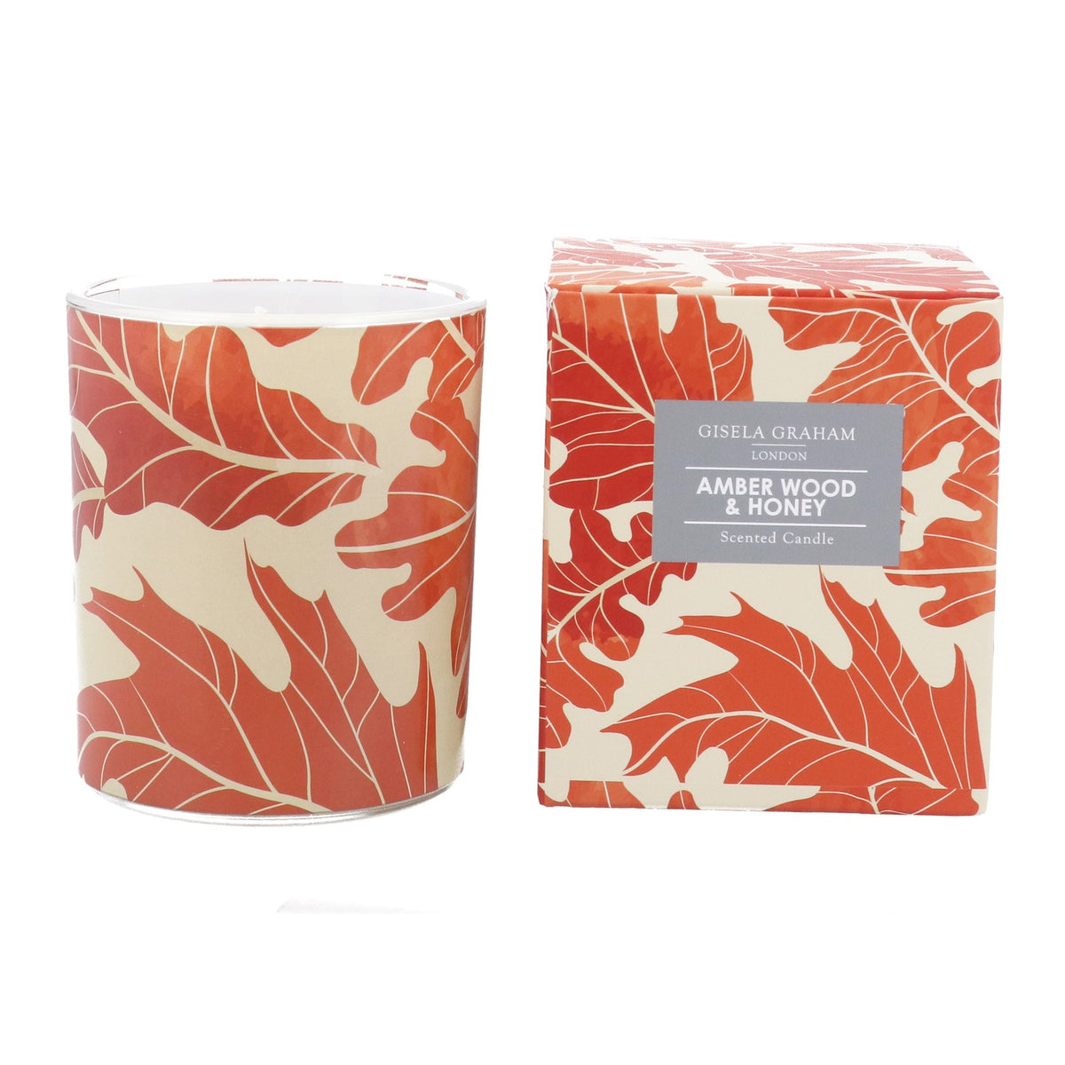 Boxed Scented Candle 8.5cm | Autumn Oak Leaves