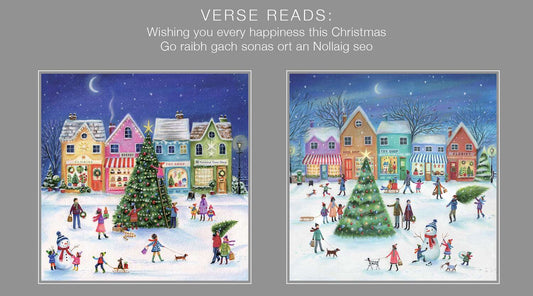 Boxed Christmas Cards | Christmas Town | 12pk