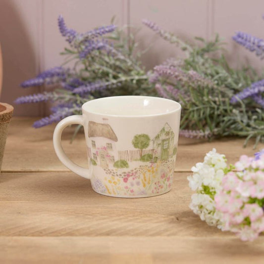 Stoneware Cottage Garden Thatched Cottage Mug