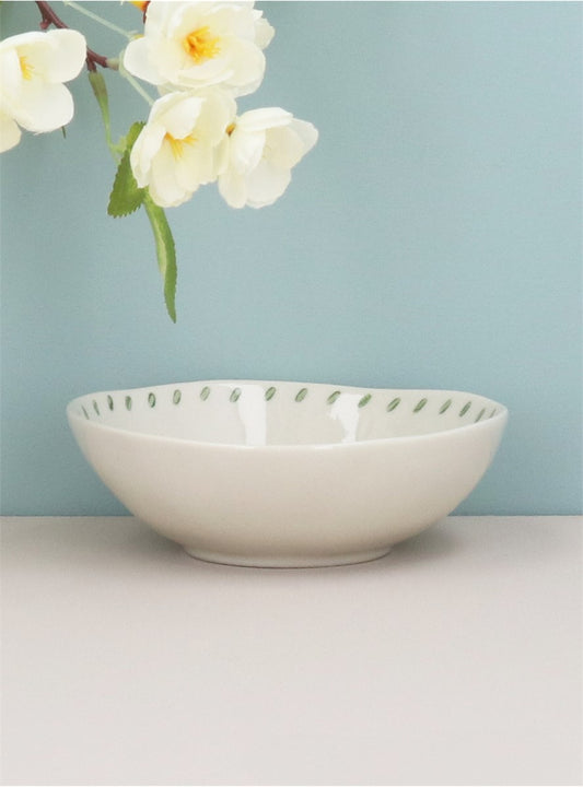Cherry Hand Painted Stoneware Bowl | Sml
