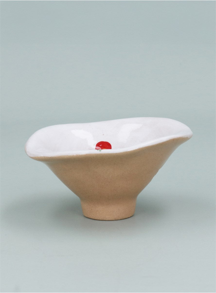 Snack Bowl | Meadow Red Flower