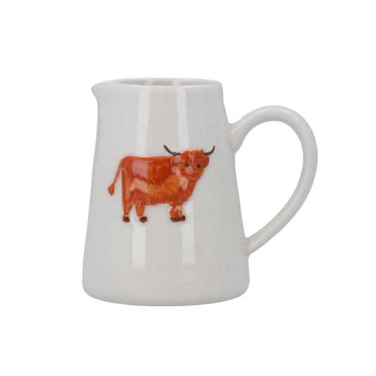 Stoneware Mini Jug|Highland Cow