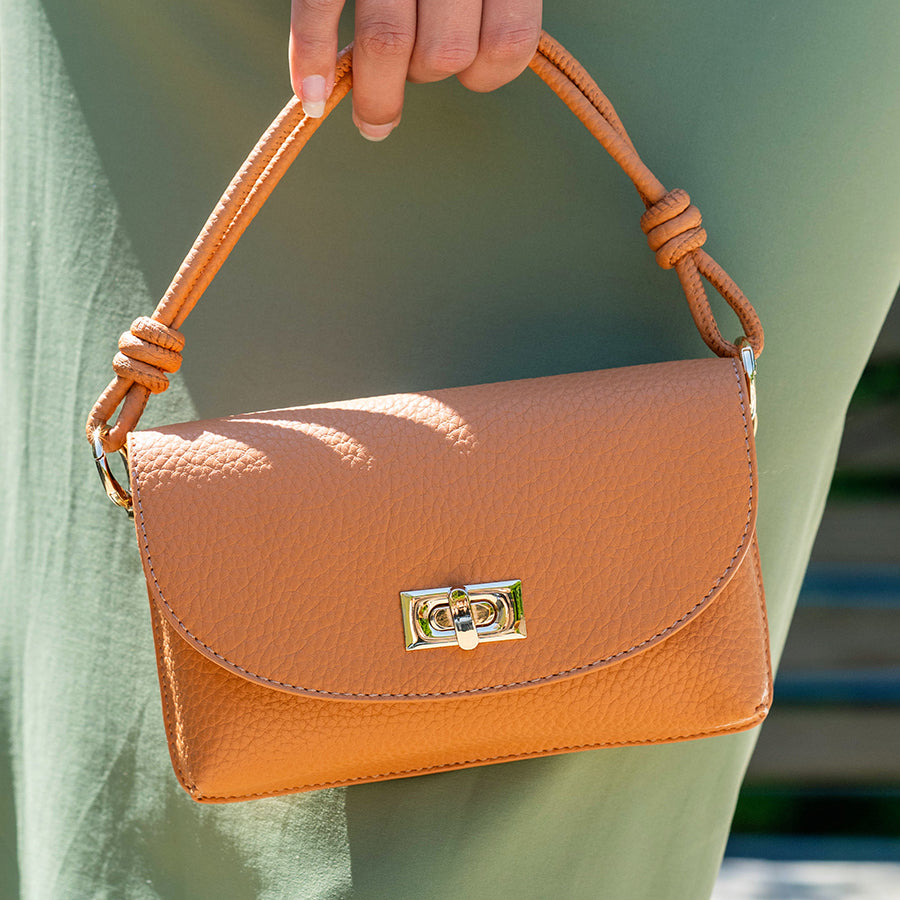 Orange-tan Multiway Phone/Mini Bag