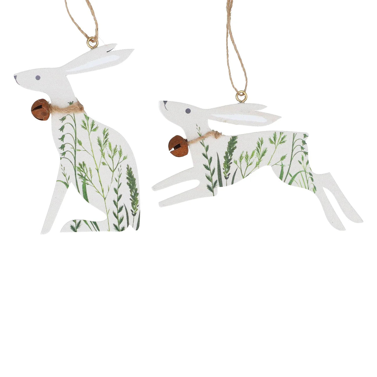 Spring Hedgerow | Wood Hare Decoration