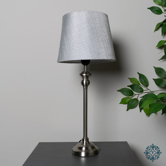 Dani Mini Buffet Lamp | Silver/grey | 53cm