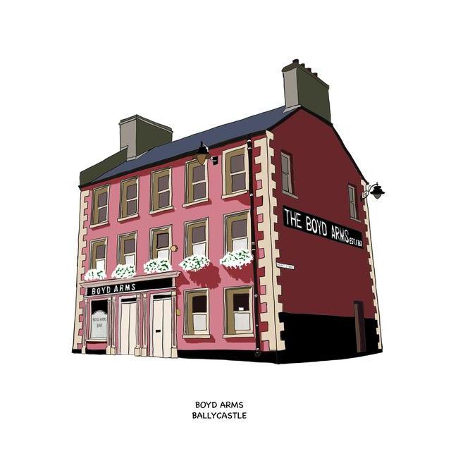 Boyd Arms Ballycastle Print | Maeve O'Hara Creative