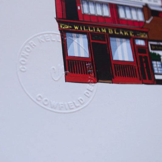 Irish Pubs Illustration | 8x10 inch | Framed