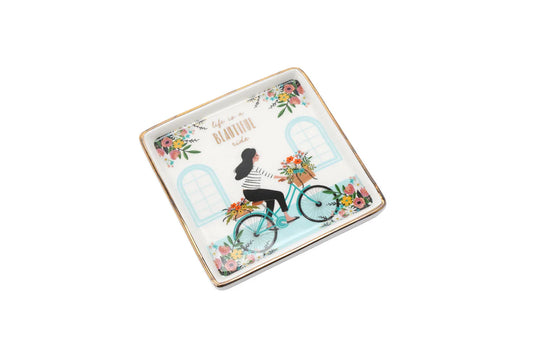 Life Is A... Ceramic Trinket Dish