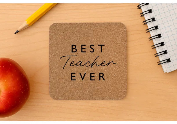 Square Cork Coaster|Best Teacher Ever