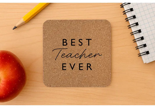 Square Cork Coaster|Best Teacher Ever
