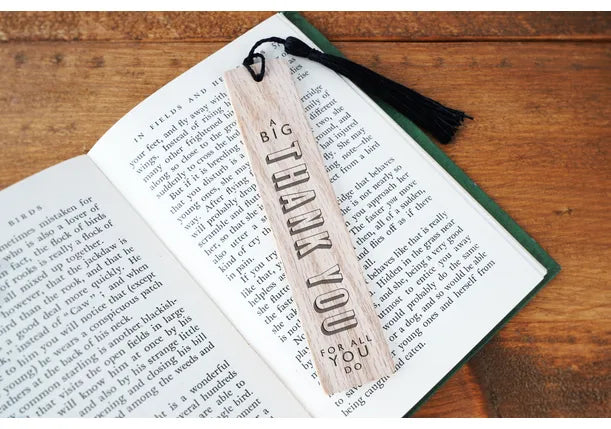 Oak Bookmark | A Big Thank You For All You Do