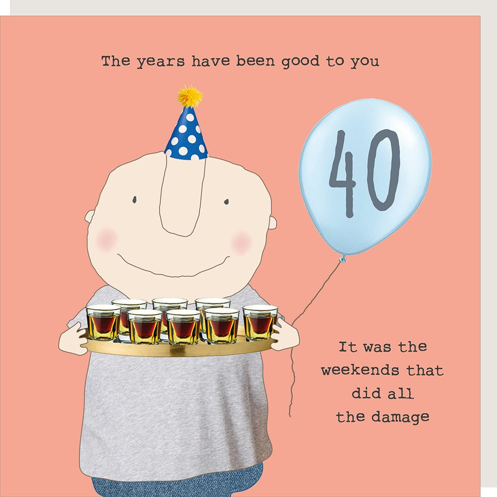 Rosie Made A Thing | Boy 40 | Birthday Card