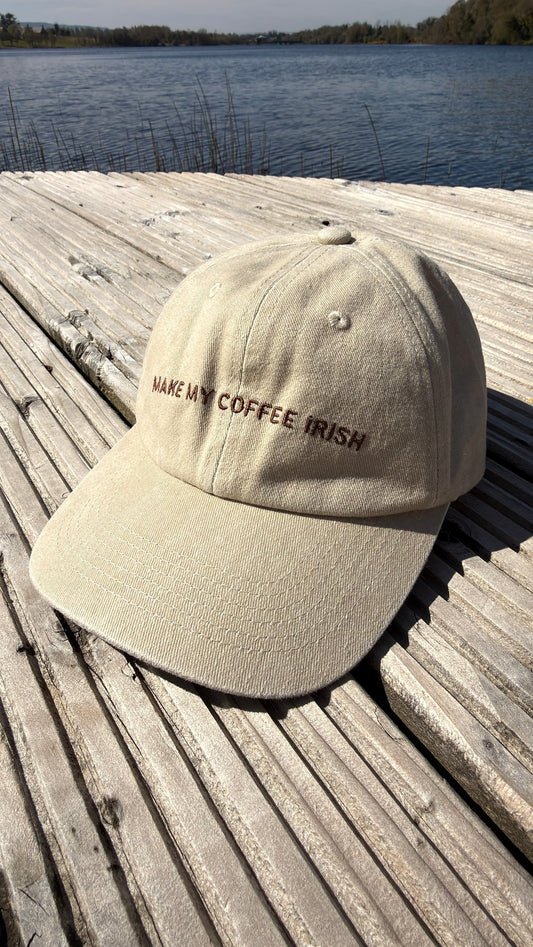 Make My Coffee Irish Cap