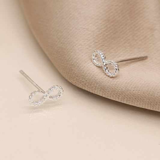 Infinity Studs | Sterling Silver