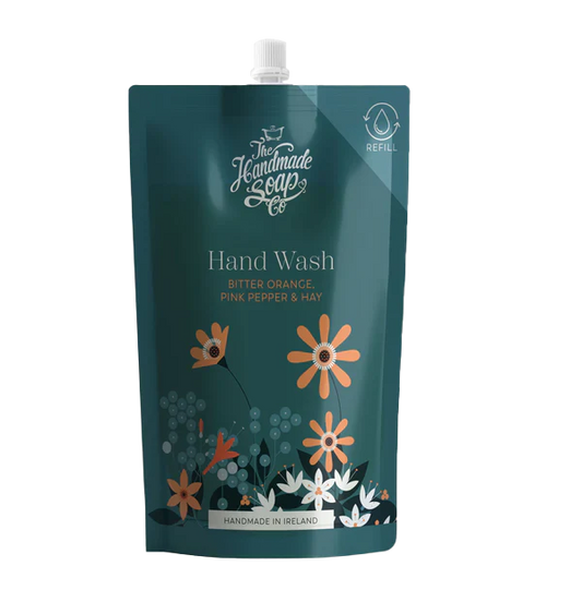 The Handmade Soap Company | Hand Wash Refill | Bitter Orange, Pink Pepper & Hay