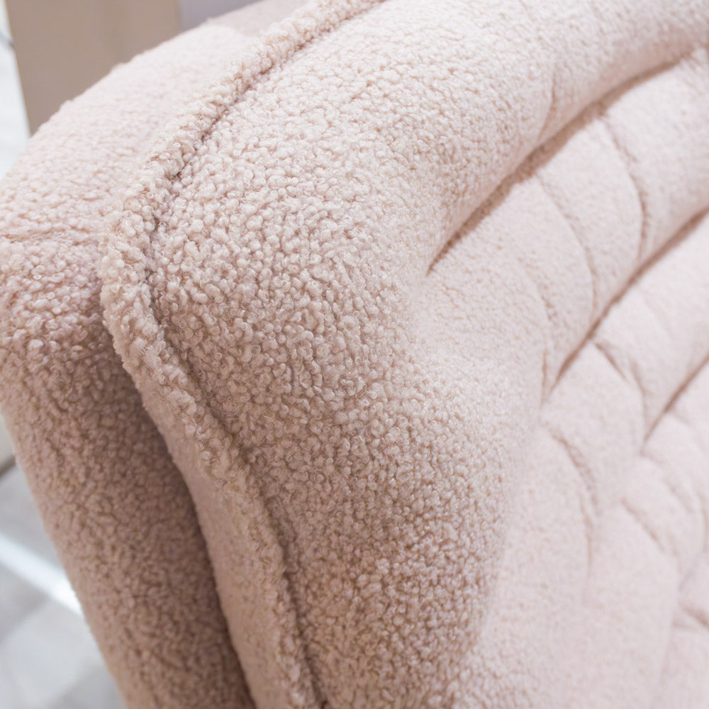 Yasmine | Swivel Accent Chair | Bouclé Beige