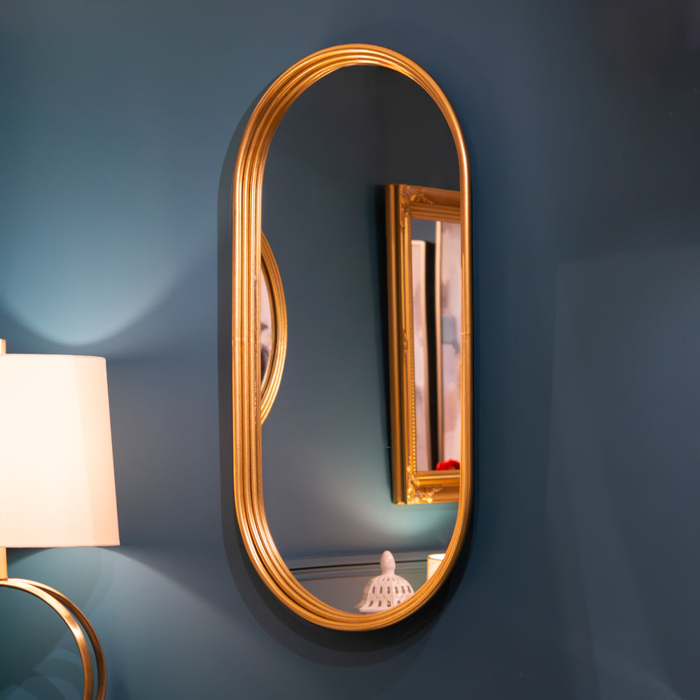 Odessa Oblong Mirror Gold 99x49cm