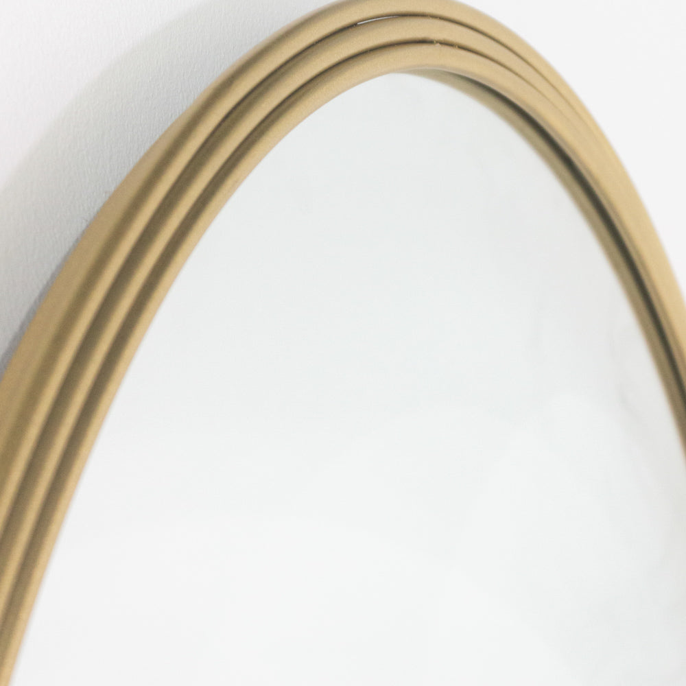 Odessa Round Mirror Gold 90cm