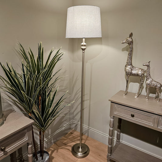 Dani Floor Lamp Silver 160cm