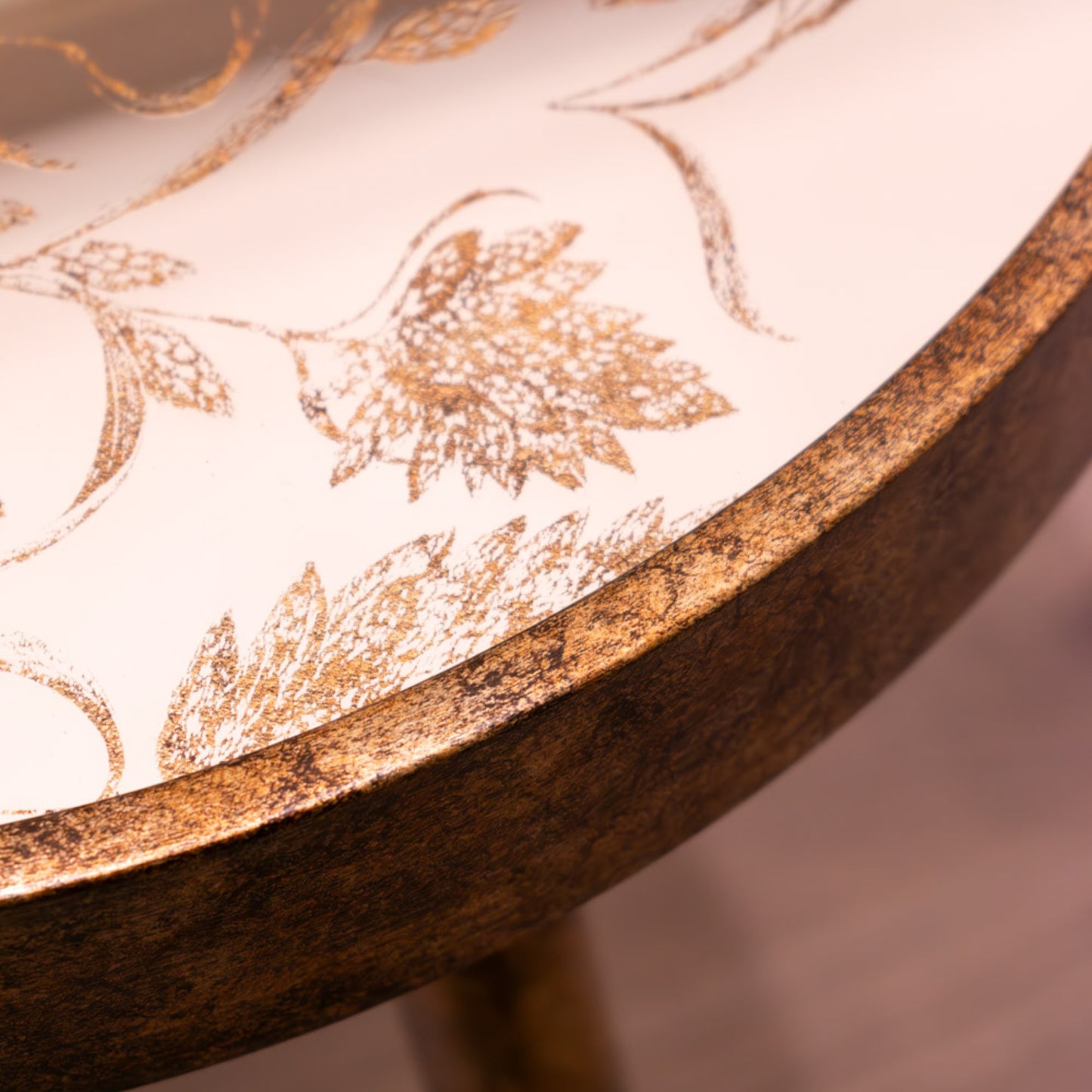 Vela Set Of 2 Side Tables | Gold