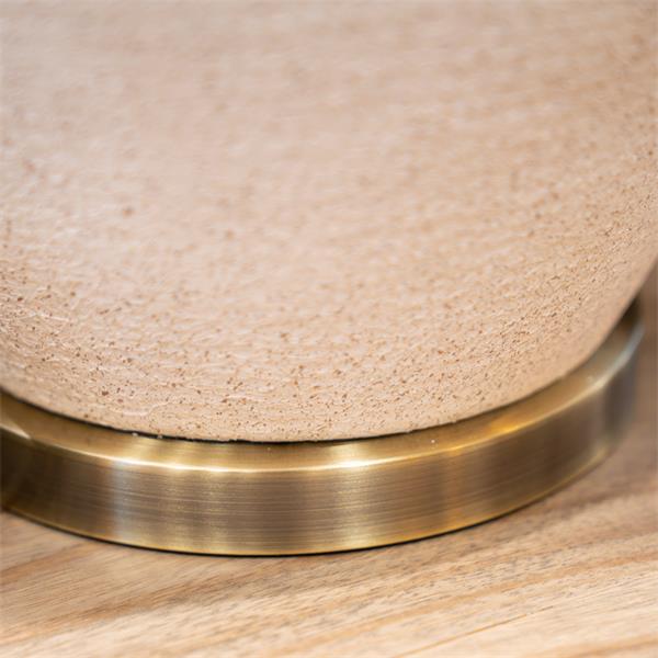 Fabia Ceramic Table Lamp Sandy White 71cm
