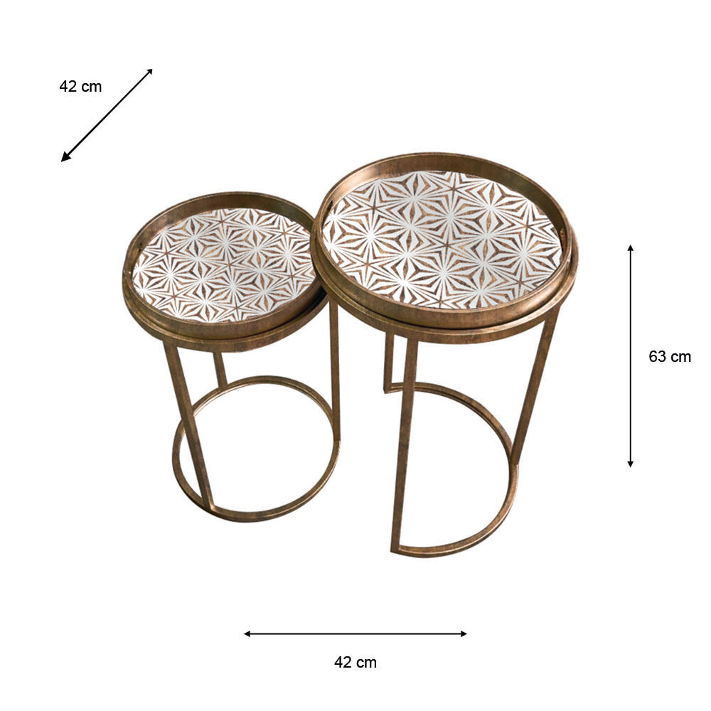 Alya Set of 2 Tray Tables