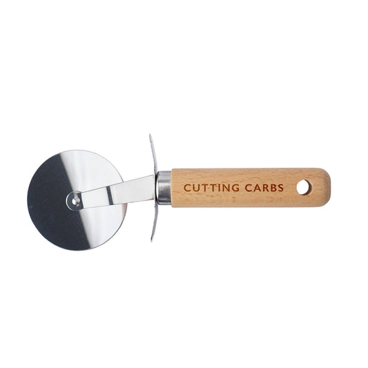 Wooden Handle Pizza Cutter | Cutting Carbs