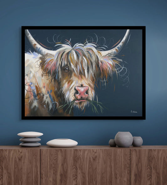Highland Moo By Ashley Saunders