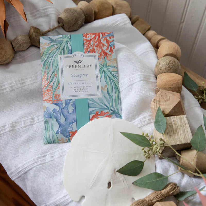 Greenleaf Large Scented Sachet | Seaspray
